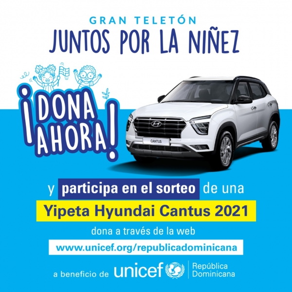 UNICEF anuncia su Gran Teletón “Juntos por la Niñez”