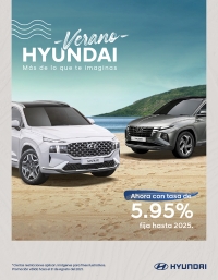 Llévate tu Hyundai con tasa fija de 5.95%