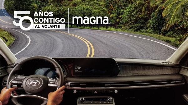 Magna celebra 50 años de tranquilidad y libertad al volante
